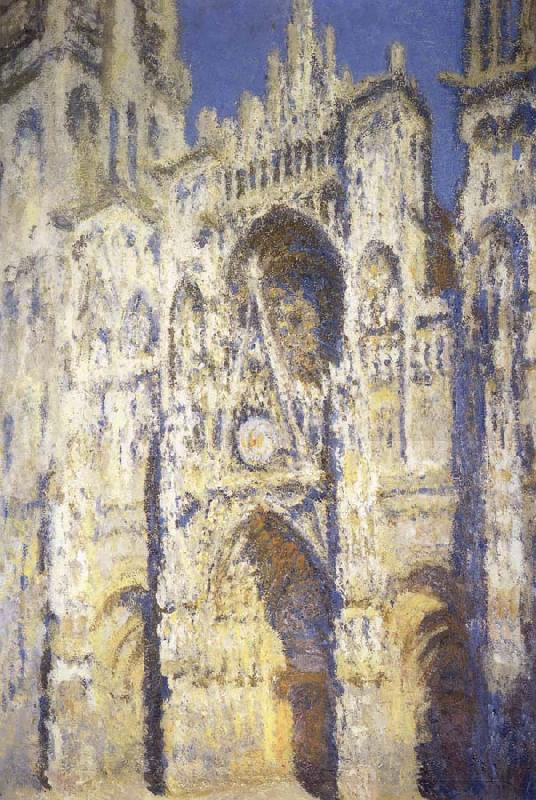 Claude Monet La Cathedrale de Rouen,Portrait et Tour d Albane Spain oil painting art
